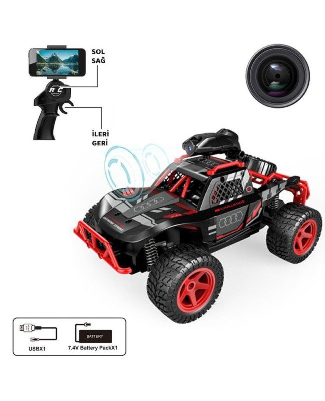 SYR-666-764WA Kumandalı Şarjlı Kameralı Off Road Araba -Vardem Oyuncak