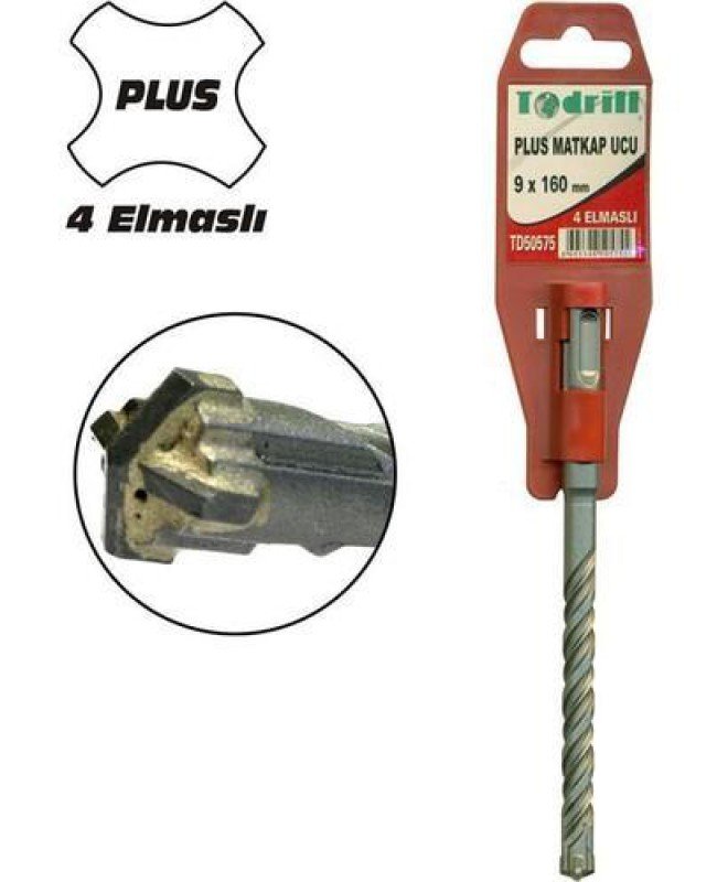 Todrill 50637 26X450 mm Sds Plus 4 Elmaslı Matkap Ucu