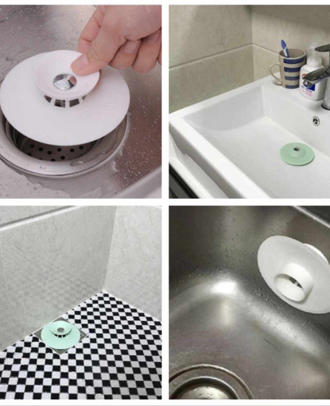 Vakumlu Lavabo Süzgeci - Tahliye ve Durdurma Süzgeci Vakumlu Lavabo Süzgeci - Tahliye ve Durdurma Süzgeci