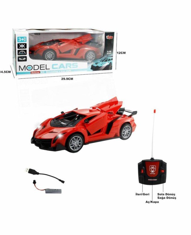 XFG-789-104C Kumandalı Şarjlı 1:18 Kapı ve Bagaj -Vardem