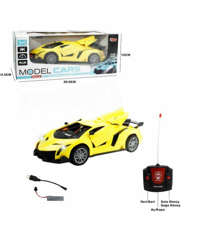 XFG-789-104C Kumandalı Şarjlı 1:18 Kapı ve Bagaj -Vardem