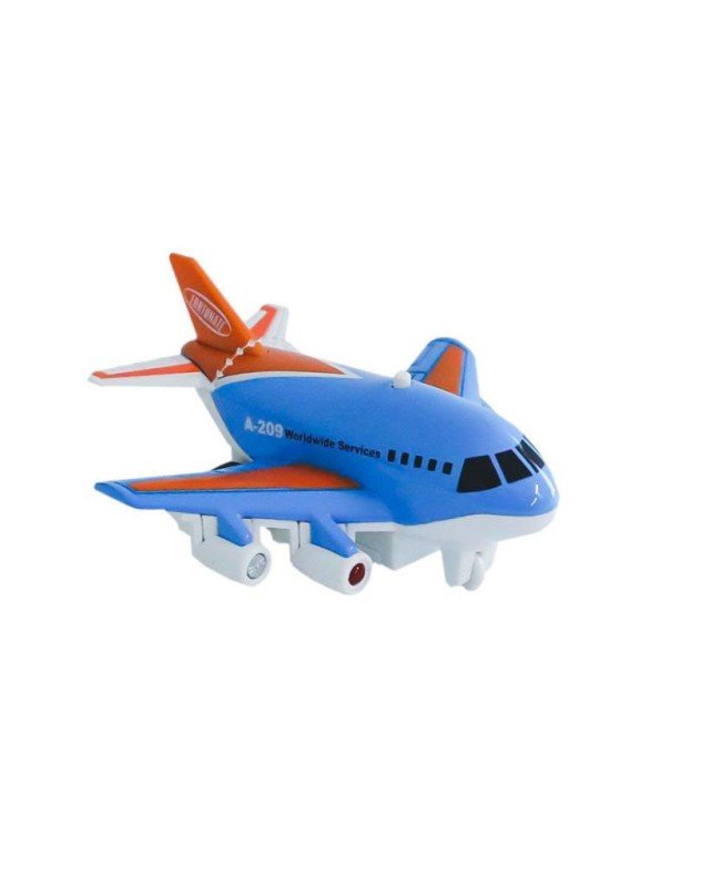 XG879-209 Sesli Işıklı Metal Çek Bırak Uçak -Birliktoys