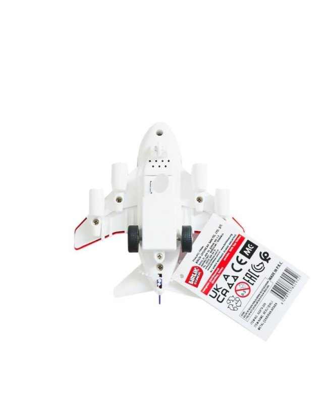 XG879-209 Sesli Işıklı Metal Çek Bırak Uçak -Birliktoys
