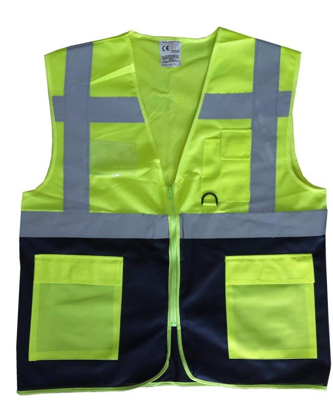 Yönetici İkaz Yeleği Sarı/Lacivert XL Beden-TB56515 Yönetici İkaz Yeleği Sarı/Lacivert XL Beden-TB56515